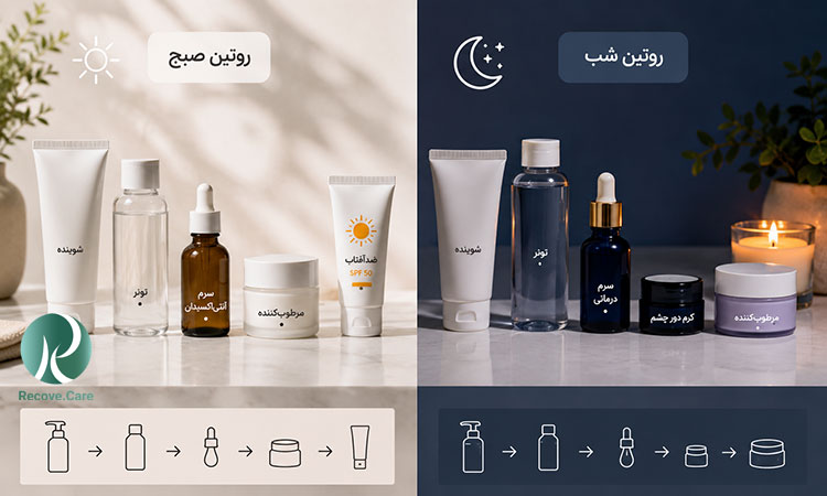 تفاوت روتین صبح و شب