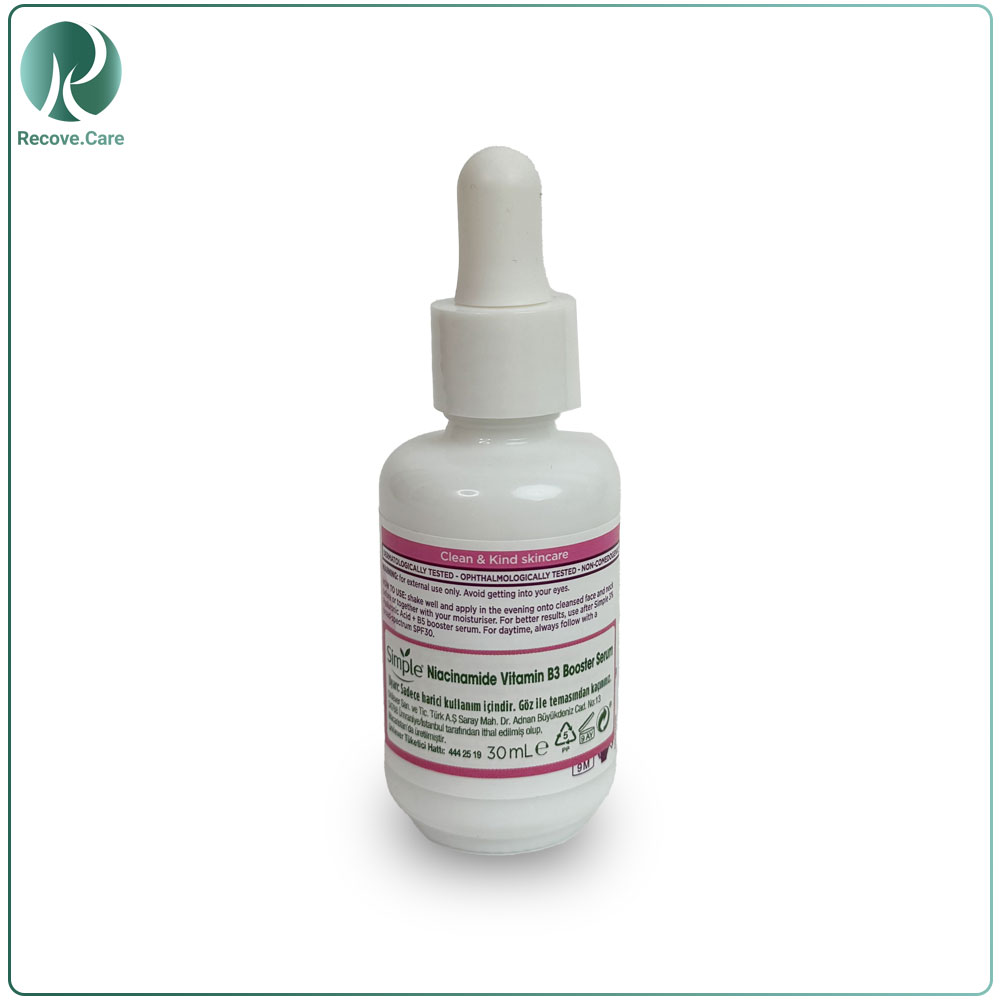 سرم آبرسان و تقویت کننده حاوی 10% نیاسینامید یا ویتامین B3 سیمپل