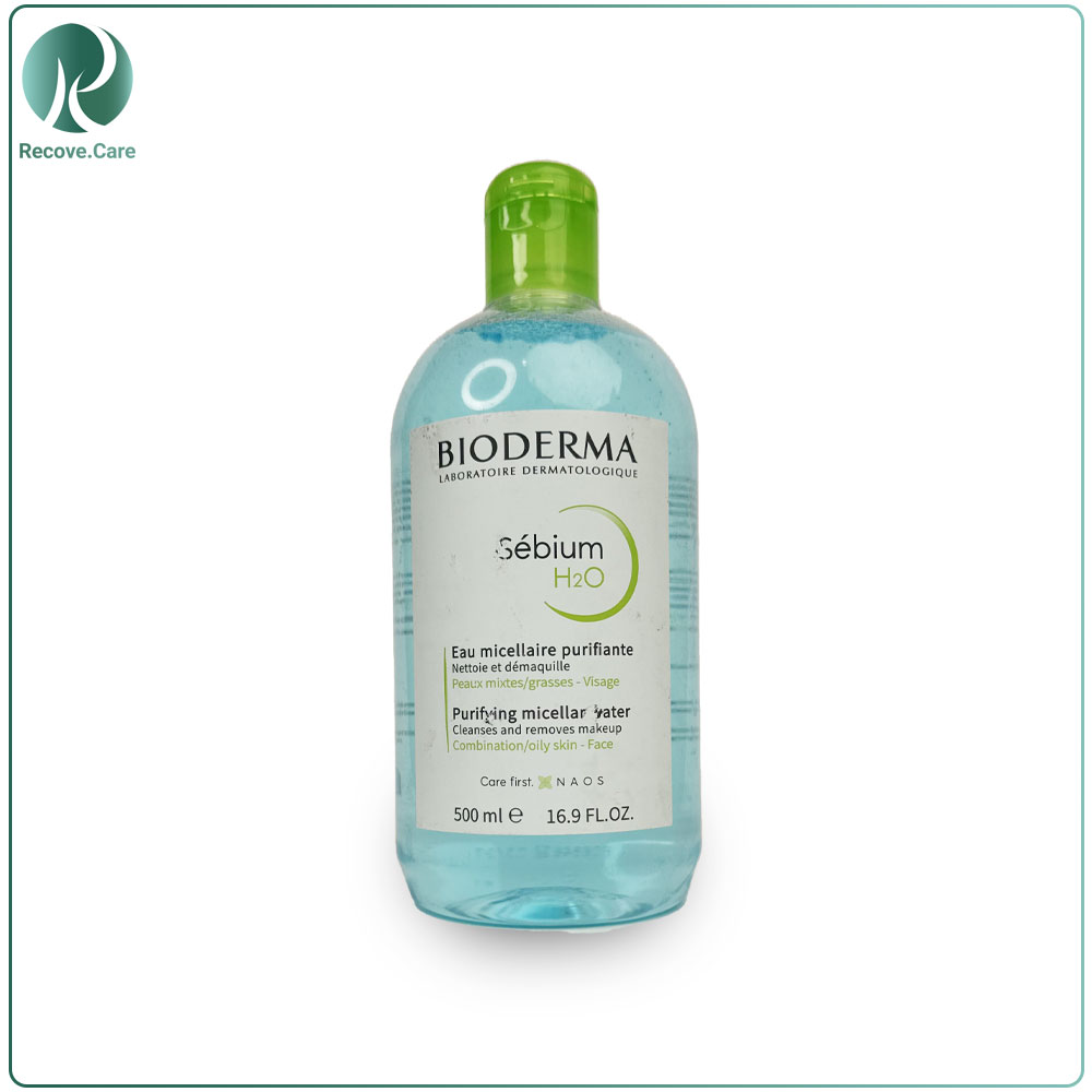 محلول پاک کننده آرایش بایودرما مدل Sebium H2O