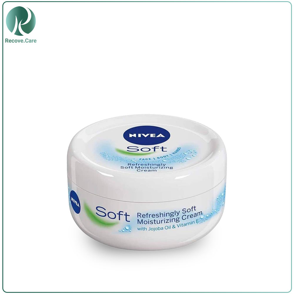 کرم مرطوب کننده و نرم کننده سافت نیوا Nivea Soft Cream Moisturizer 