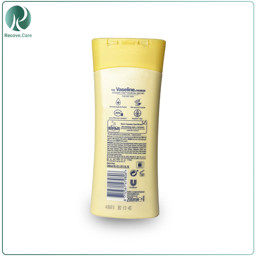 لوسیون بدن وازلین مدل Essential Healing