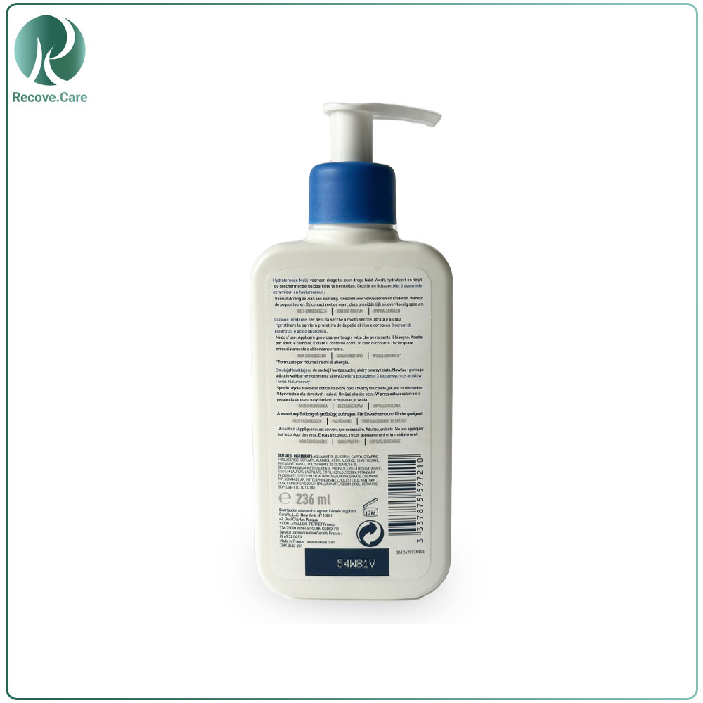 لوسیون مرطوب کننده پوست خشک و اگزمایی سراوی (cerave)